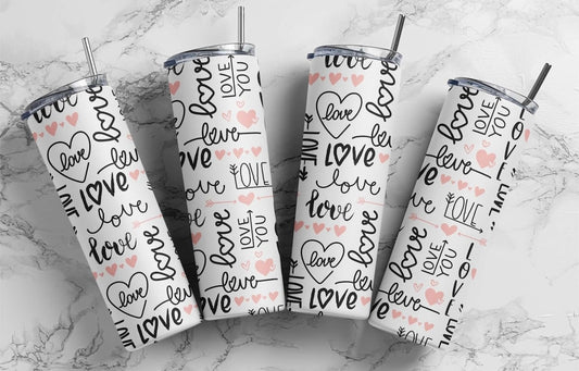 Love Love Love Tumbler