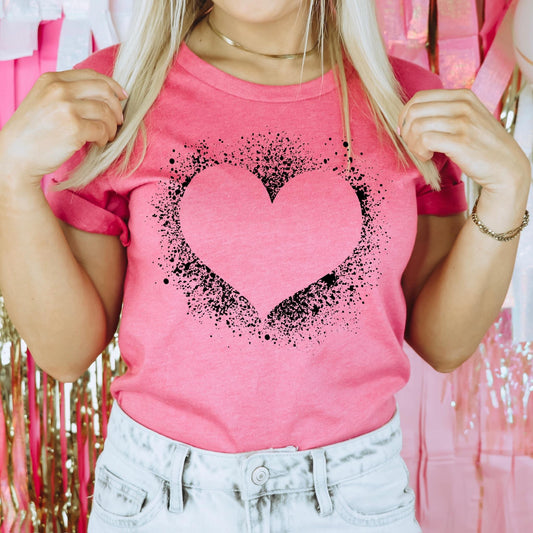 Heart splatter T-Shirt